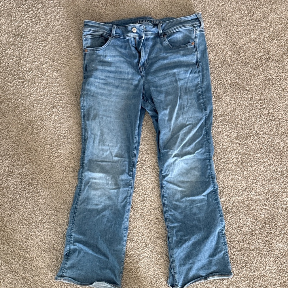 American Eagle Outfitters Light Blue Flared Jeans